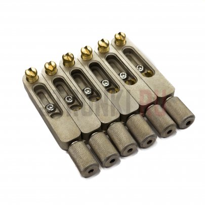 Бридж безголовой системы Laika Tuner Classic, 6 струн, Никель