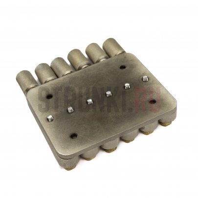 Бридж безголовой системы Laika Tuner Classic, 6 струн, Никель