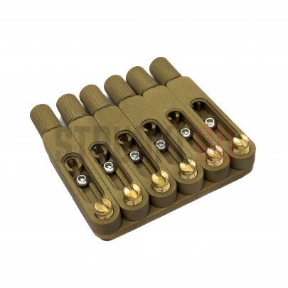 Бридж безголовой системы Laika Tuner Classic, 6 струн, Бронзовый
