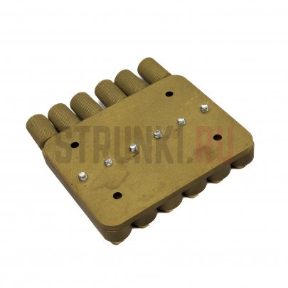 Бридж безголовой системы Laika Tuner Classic, 6 струн, Бронзовый