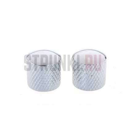 Ручка потенциометра Musiclily M152-4, метрическая, металлическая, хром, 4 шт