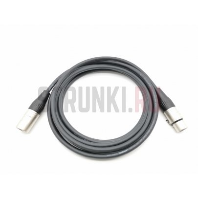 Кабель микрофонный (балансный) XLR-M-F, 3м, ZZcable E65-XLR-M-F-0300-0