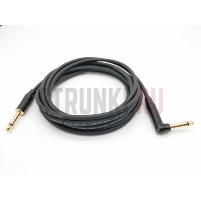 Кабель инструментальный, прямой/угловой, 4м, ZZcable E15-JR-J-0400-0
