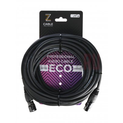 Кабель микрофонный 15м, ZZcable E4-XLR-M-F-1500-0