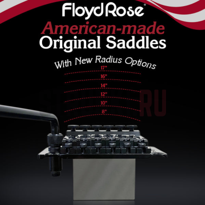 Набор седел для Floyd Rose Original Saddle Set - 16" FROBSS16GP, 6 струн, золото
