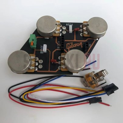 Готовый темброблок на плате Gibson Les Paul, беспаечный