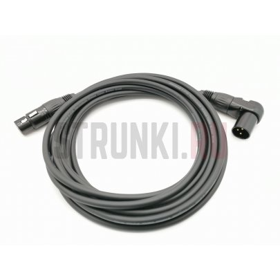 Кабель микрофонный XLR-M-F ZZcable E62-XLR-MR-F-0300-0, 3 м (прямой-угловой)