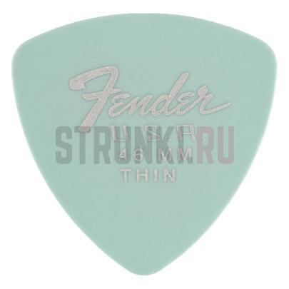 Медиатор FENDER 346 DURA-TONE .46 12 PK Daphne Blue, 0.58 мм, голубой, 1 мм