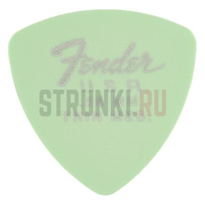 Медиатор FENDER 346 DURA-TONE .58 12 PK Surf Green, 0.58 мм, зелёный, 1 шт