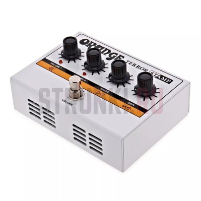 Гитарный усилитель в формате педали, 20Вт 1х12АХ7 Orange Terror Stamp