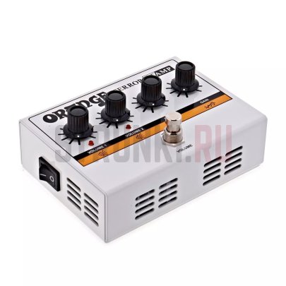 Гитарный усилитель в формате педали, 20Вт 1х12АХ7 Orange Terror Stamp