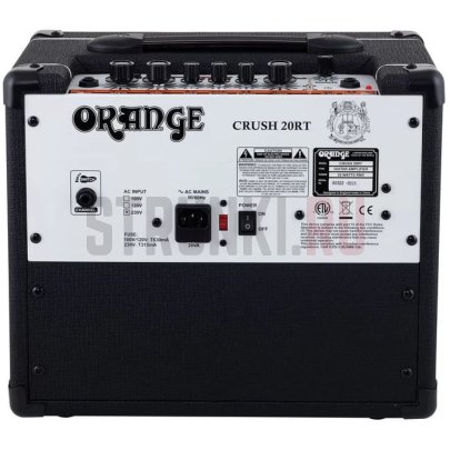 Комбо для электрогитары Orange Crush 20RT, 20 ватт, 2 канала, 1х8", ревер, тюнер, оранжевый