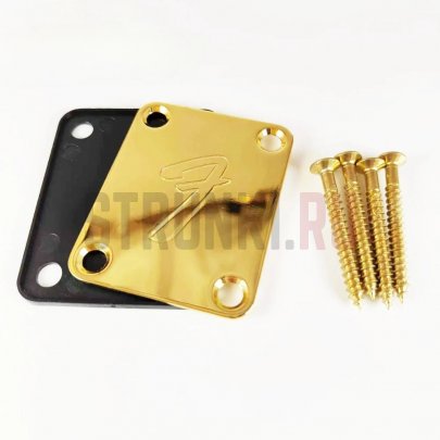 Крепление грифа Parts Fender copy, золото