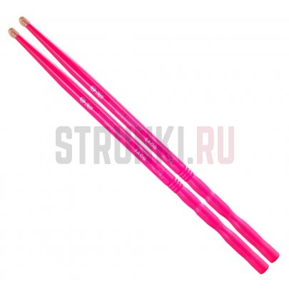 Барабанные палочки, орех гикори, цвет розовый, HUN 101020410 5ACG Grooves