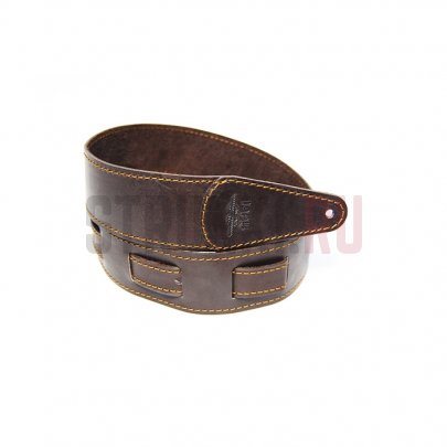 Ремень для гитары, кожаный, Fidel FL770007P11 Power 11, махагон