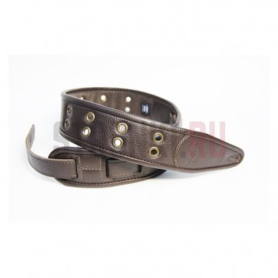 Ремень для гитары, кожаный, Fidel FL7000022CU Leather Custom, коричневый