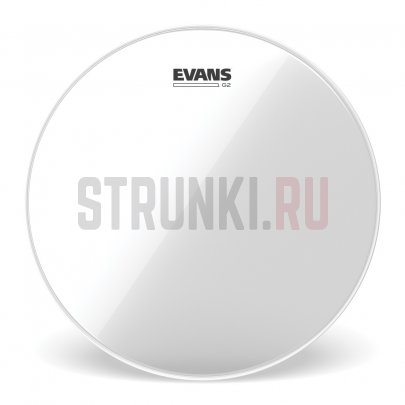 Пластик для малого, том и тимбалес барабана 16", Evans TT16G2-B G2 Clear