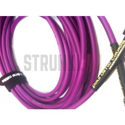 Кабель Paul Dime Stage Pro фиолетовый 3м (прямой-угловой)