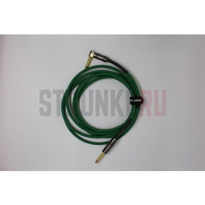 Кабель Paul Dime Stage Pro зеленый 3м (прямой-угловой)