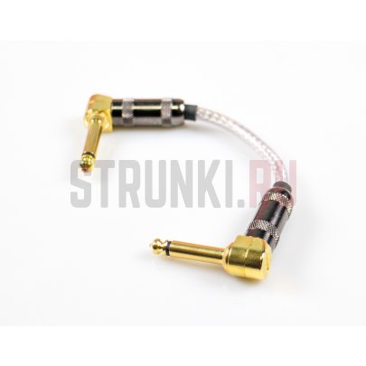 Кабель-патч Paul Dime Studio Silver 15 см (угловой-угловой)