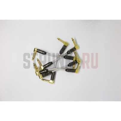 Кабель-патч Paul Dime Studio Silver 15 см (угловой-угловой)