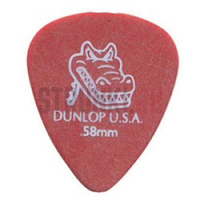 Медиатор Dunlop 417R.58 Gator Grip, .58 мм, 1 шт.
