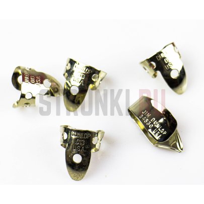 Набор медиаторов-когтей Dunlop 33P.013, нейзильбер, 0.13 мм, упаковка 5 шт.