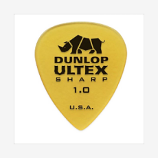 Набор медиаторов Dunlop 433P1.0 Ultex Sharp, 1 мм, упаковка 6 шт.