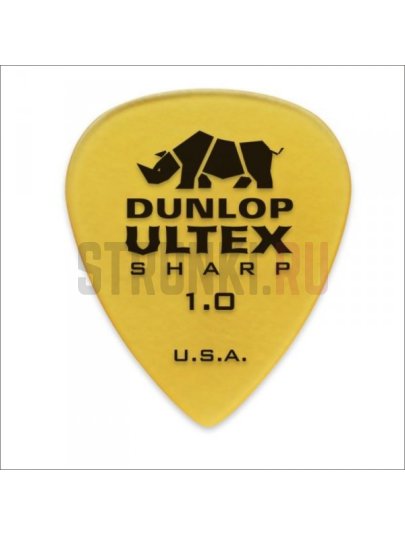 Набор медиаторов Dunlop 433P1.0 Ultex Sharp, 1 мм, упаковка 6 шт.