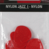 Медиаторы DUNLOP 47P1N NYLON JAZZ I, 1.1 mm, красный, упаковка 6 шт. картинка 1