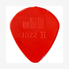 Набор медиаторов Dunlop 47P2N Nylon Jazz II, красные, 1.18 мм, упаковка 6 шт.