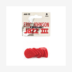 Набор медиаторов Dunlop 47PEJ3N Eric Johnson Nylon Jazz III, 1.38 мм, упаковка 6 шт.