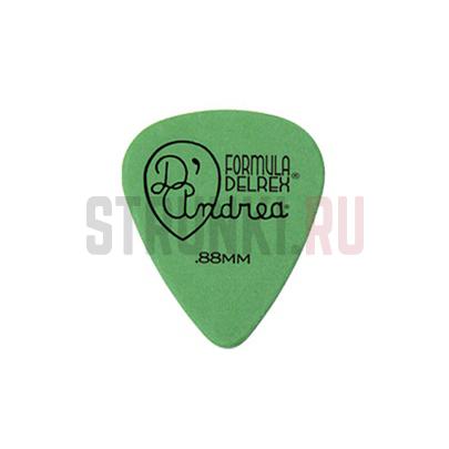 Набор медиаторов D`Andrea RD351-088MH Formula Delrex, 0,88 мм, упаковка 72 шт.