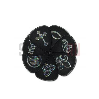 Набор медиаторов D'andrea CP23THBLK-144 Chtistian, тонкие, коробка 144 шт.