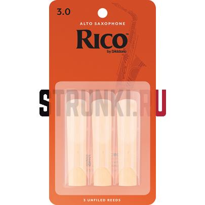 RJA0330 Rico Трости для саксофона альт, размер 3.0, 3шт, Rico