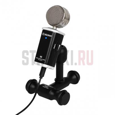 Микрофон профессиональный для блоггеров, студийный, конденсаторный, USB. Alctron K5