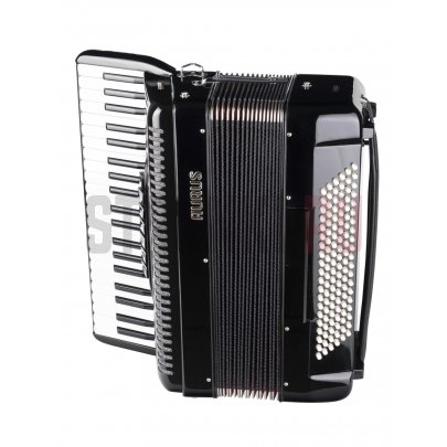 Аккордеон 41/120/7 2, черный, с футляром, Aurus JH2008D-BLACK