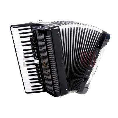 Аккордеон 41/120/13/6, черный, с футляром, Aurus JH2012B-BLACK