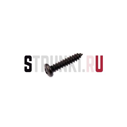 PARTSLAND WR2515BK, cаморез для рамок хамбакера (2.5x15mm) , 4 штуки