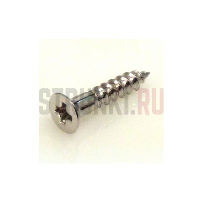 HOSCO PSH-08N, саморез для рамок хамбакера (2.4 x 13 мм), никель, 8 штук