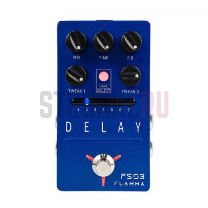 Педаль эффектов Flamma FS03 Stereo Delay