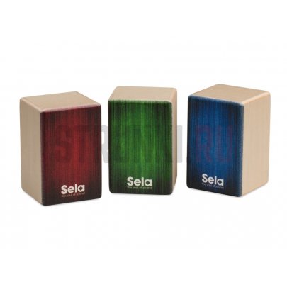 SE-108 Mini Cajon Набор мини шейкеров, 3 шт, Sela