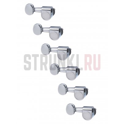 Колки 6 в линию Paxphil J-805-6R-CR, правые, хром