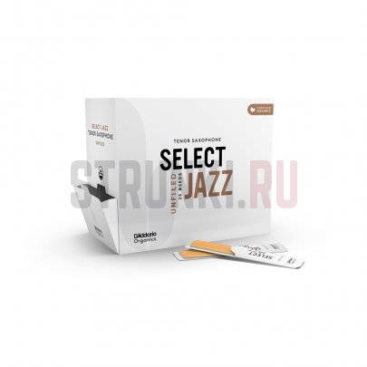 Трости для саксофона тенор, 2H (25 шт) D'Addario ORRS01TSX2H-B25 Organic Select Jazz Unfiled