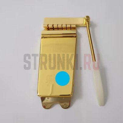 Тремоло Gibson Style Vibrola для гитар SG LP, золото, Parts с гравировкой