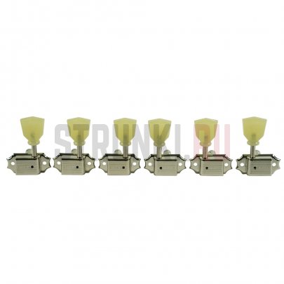 Винтажные колки для электрогитары Kluson KD-3-NPK (3+3, Gibson-style) никель