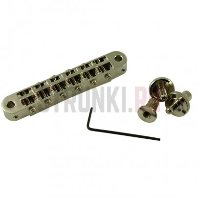 Бридж Tune‑O‑Matic TonePros T3BP‑C Locking  Bridge (Nickel), никель