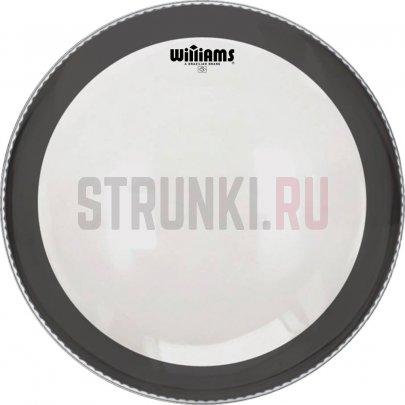 W1SC-7MIL-22 Clear Silent Circle Series Пластик для бас-барабана 22", прозрачный, Williams