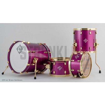 Барабанная установка, фиолетовая, Dixon PODAN522-24-DPS-BR Artisan Maple