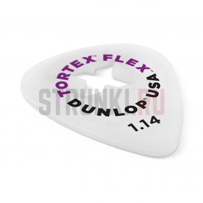Медиатор 1шт, толщина 1,14мм, Dunlop 428XP1.14 Tortex Flex X